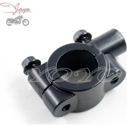 22mm 7/8" Motorcycle Handlebar Mirror Mount Clamp Clip Base For Honda CB400 CB-1 VTEC Hornet CB250 CB600 CB900 CB919