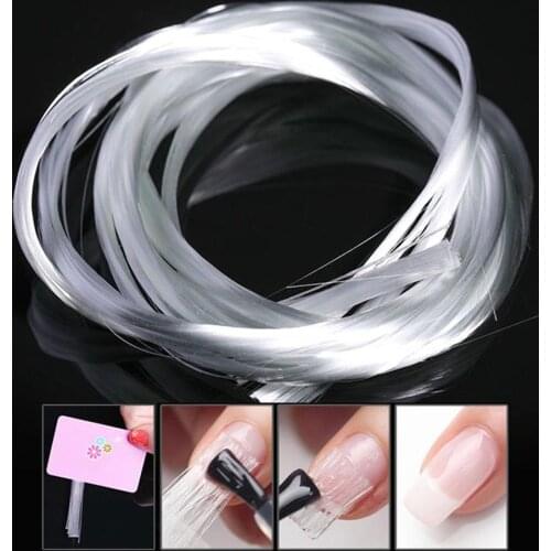 1/1.5/2m Nail Extension Fiber Glass Fast Phototherapy Building Tip Manicure Tool