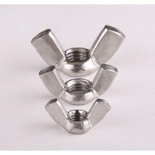 10PCS Stainless Steel 304 Butterfly Nut / Nut Lngot / Claw Nut / Wing Nut M4 GB62