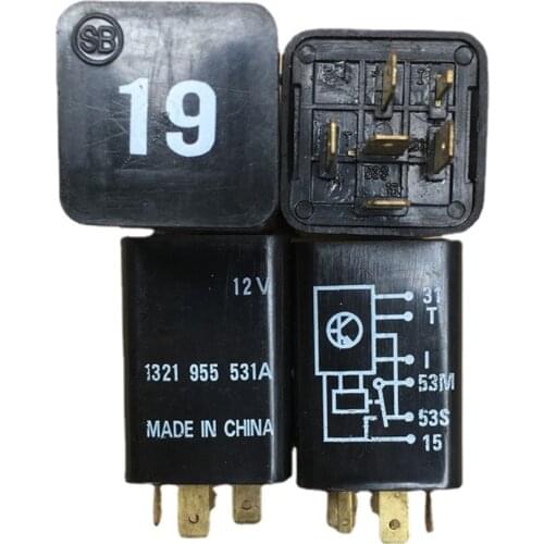 4PCS for Volkswagen No. 19 Wiper 12V Relay 321 955 531A