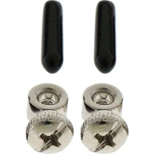 5 Sets Premium Spare Screws & Black End Caps Cover Collar and Adjusters for Speed Jump Ropes Tornillos ajustables vis reglables