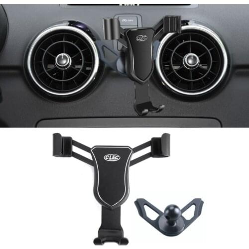 For Audi A1 2010-2018 Auto Car Smart Cell Hand Phone Holder Air Vent Cradle Mount Stand Accessory for Iphone Xiaomi Samsung