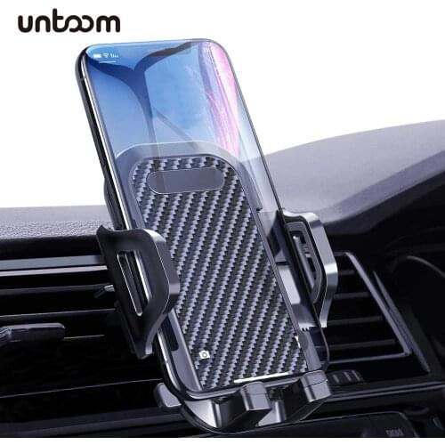 Car Phone Holder in Car Mobile Phone Holder Stand Car Air Vent Clip Phone GPS Stand Mount Support for iPhone 12Pro Max X Samsung