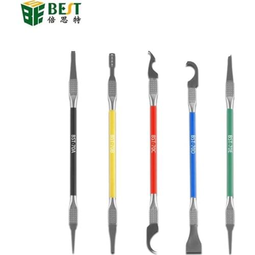 BST-70 5 in 1 High Quality Mobile Phone Motherboard BGA Chip Remove Repair Tool Pry IC Chip CPU Remover Glue Cleaner Knife