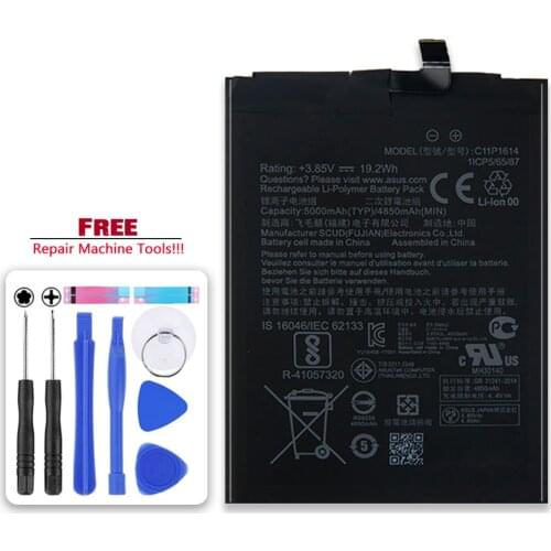 C11P1614 Battery For ASUS ZenFone 3S MAX Dual SIM TD-LTE ZenFone Pegasus 3S ZC521TL Mobile Phone Bateria + Free tool
