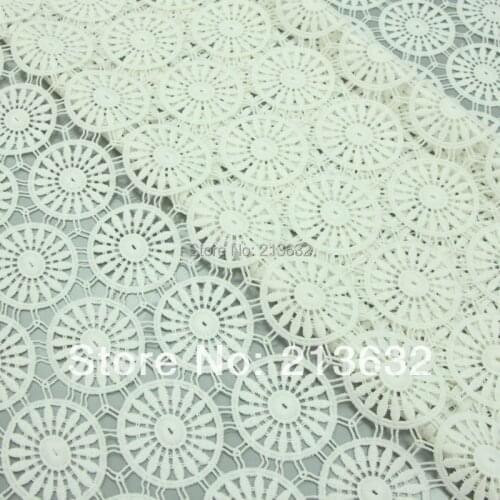 D po28 New computer embroidery lace type hollow out water soluble embroidered cloth white accessories factory order