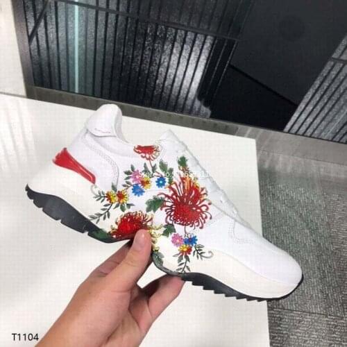 Flower Designer Brand Business Men Casual Shoes Male Dsquared2 Sneakers Luxury Sports Running Shoes Mens Leather Shoes Zapatos