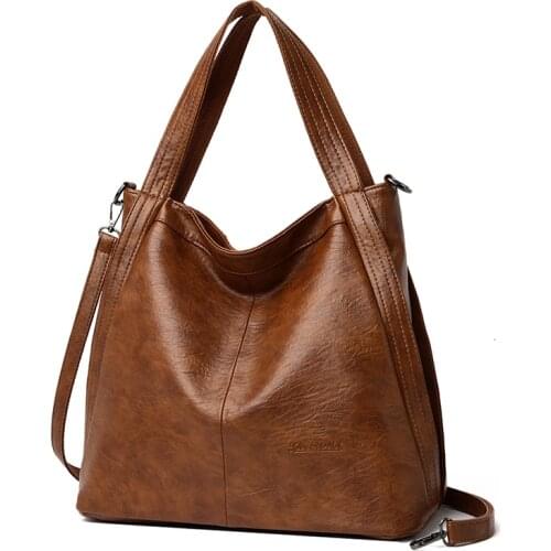 Elegant Women Handbag Purse Fashion Design Shoulder Bag Solid Color Crossbody Bag Large Capacity Tote Bag Soft Messenger Bags