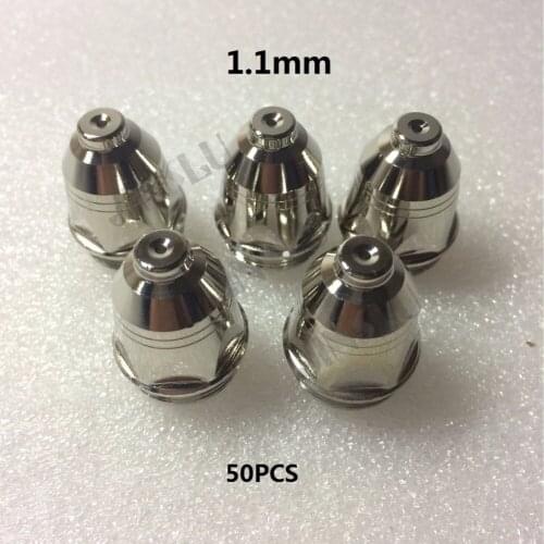 Hafnium P-80 P80 Tip Nozzle 1.1mm 50PK Plasma Torch Consumables Cuttting Machine Cutter 4300-2076