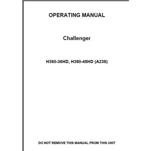 Hyster Operating Manuals 2017 FULL SET version PDF for all models
