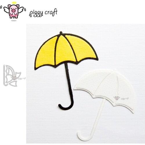 Piggy Craft metal cutting dies cut die mold Umbrella decoration Scrapbook paper craft knife mould blade punch stencils dies
