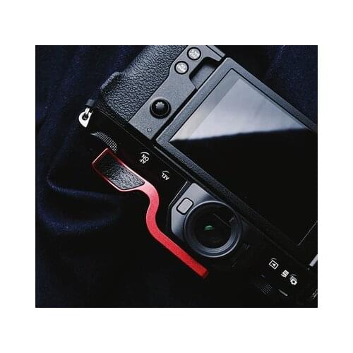 Metal Hot Shoe Thumb-Up Hotshoe Thumb Up Grip For Fuji Fujifilm X-S10 xs10 Camera Hand Grip With leather protect