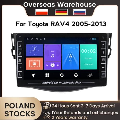 NaviFly 8inch 1280*720 IPS WIFI Android Car Navigation GPS Radio Player For Toyota RAV4 2006-2012 support carplay BT SWC DVR