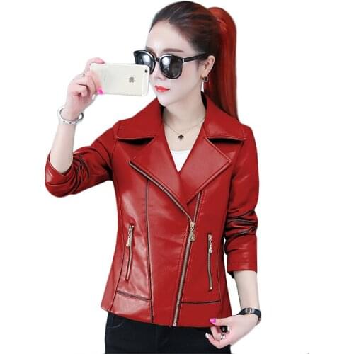 NEW Youth Clothing for Ladies Leather Jacket Elegant Women Blazer Ladies Spring/Autumn Student Short Coat Factory Outlet 360