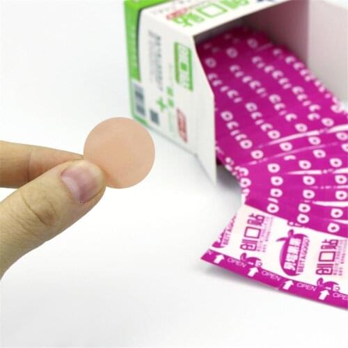 Circular Waterproof Breathable Band Aid Mini Small Wound Patch Hemostasis Adhesive Bandages First Aid Emergency Kit For Kids
