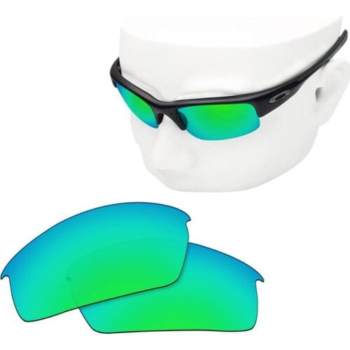 OOWLIT Polarized Replacement Lenses of Green Mirror for-Oakley Bottlecap Sunglasses