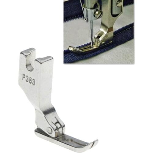 Stainless Industrial Zipper Presser Foot P363 For Brother Juki Sewing Machine