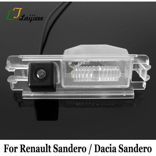 Backup Camera For Renault Dacia Sandero I II 2007~2018 2019 / With Power Relay HD CCD Night Vision Rear View Parking Camera