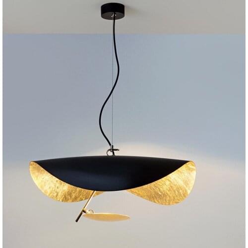 Led Pendant Lights Flying Saucer Hat Art Hanglamp for Living Room Pendant Lamp Restaurant Kitchen Light Fixture Home Decor