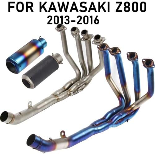 Z800 Motorcycle Middle Pipe Exhaust Muffler Connect Exhaust Link For KAWASAKI Z800 Full System with Exhaust