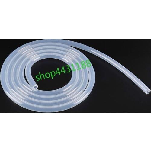 1M food grade transparent silicone rubber hose 4 /5/ 6/ 7/ 8 /10/ 12 /14/ 16/19/ 25mm inner diameter silicone tube