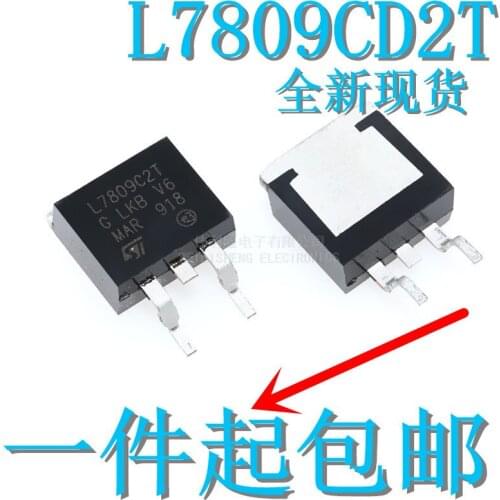 10PCS/LOT New Stickers Sheet TO-263 L7809CD2T Triple-Terminal Voltage-Regulator Tube 7809 L7809C2T