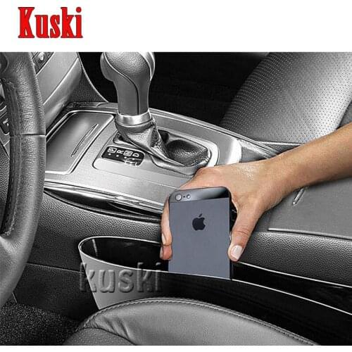 2pcs Car Styling Seat Gap Pocket Box Seat Covers For Volkswagen VW Polo Passat B5 B6 CC Golf 4 5 6 7 Touran Tiguan Accessories