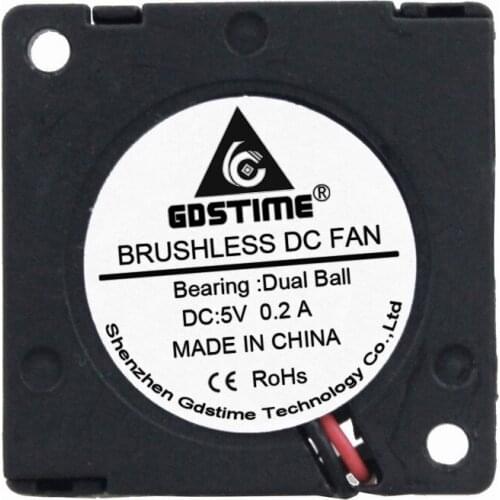 5 Pieces Gdstime 5v 3010 Blower Fan 3cm 30mm x30mm x10mm Brushless Motor Turbine Blower Cooling Fan