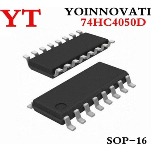 50 pcs/lot 74HC4050D 74HC4050 HC4050D HC4050 IC HEX LEVEL SHIFTER SOP16