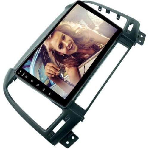 9Inch Car Radio Installation DVD GPS Mp5 Plastic Fascia Panel Frame for HYUNDAI Santa Fe IX45 2006~2012 Head unit GPS Navigator