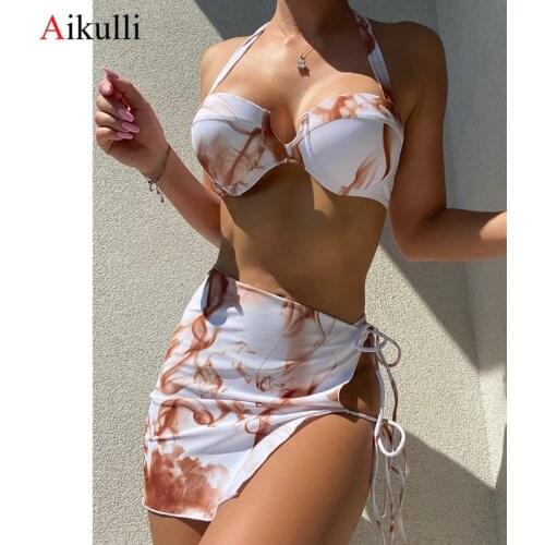 AIKULLI Womens Beach Skirts