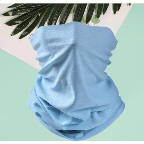 New Multi-Functional Bandana Headband Solid Color Magic Seamless Bandanas Cycling Face Mask Shield Head Outdoor Sports Accessory