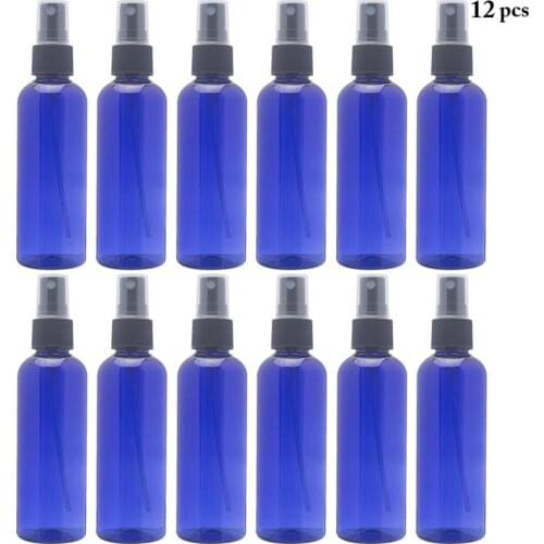 12PCS Mist Spray Bottle 3.38oz Multiuse Clear Spray Bottle Water Spray Bottle Hair Hairdressing Tool Perfume Bottle Atomizer