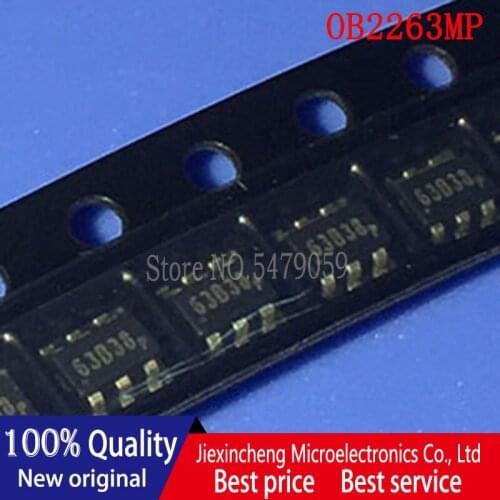 10PCS OB2263MP 63 OB2263 SOT23 Power management chip SOT-23 New original
