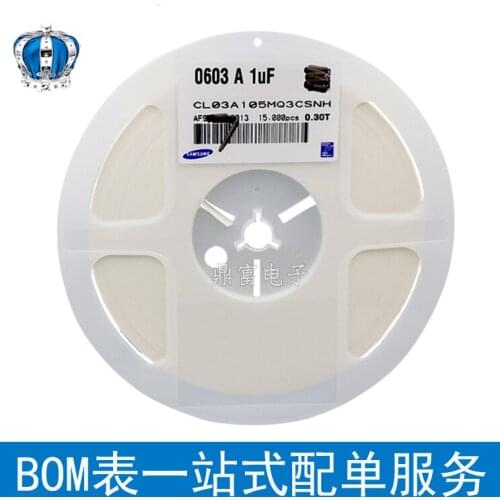 CL03A105MQ3CSNH General Super Small Size 1uF X5R ±10 % 0201 105 6.3V 10V 16V 25V CL03A105MO3NRNH CL03A105MQ3CSNH CL03A105MQ3CNN