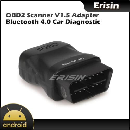 Erisin 357 OBD2 V1.5 Bluetooth 4.0 Car Diagnose Scanner Tool for iOS Android Win CE Device Car Stereo Autoradios