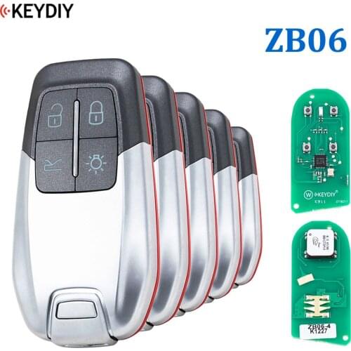 KEYDIY Universal Smart Key ZB06 ZB06-4 for KD-X2 Car Key Remote Replacement Fit More than 2000 Models