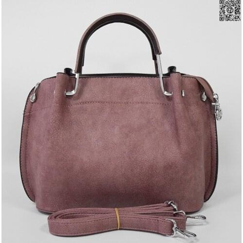 POSSESS BRAND, woman soft bag with tongs and metal handles