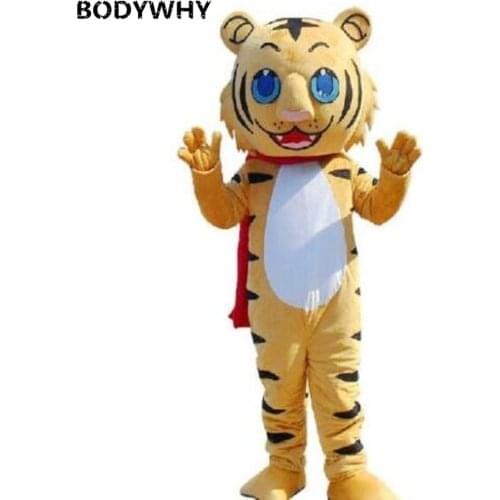 Adult Deluxe Tiger Cosplay Party Game Mascot Costume Christmas Fancy Dress Adults Costume Advertising Animal Parade Outfits