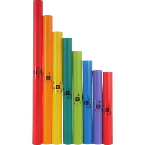 Muslady 8 Tones C Major Diatonic Scale Set Musical Percussion Instrument Toys Gift for Kids Musical instruments and toys