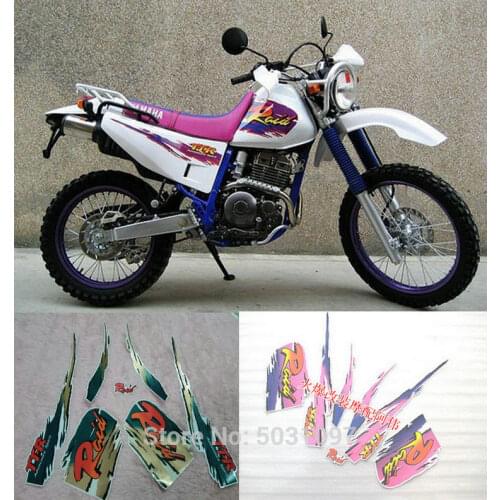 Dirt Motorcycle Complete stickers Graphic Kit Fuel Tank Decal Gas Tank Decals For YAMAHA TT-R 250 TTR250 Raid Paper Stickers