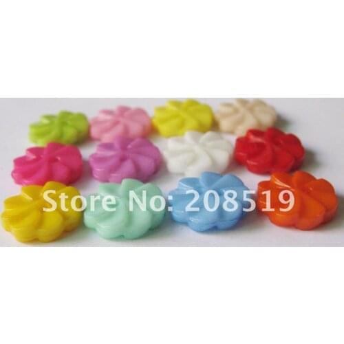 NBNLAV 13mm/18mm fashion buttons kids cloth sewing supplies multicolors 100pcs DIY craft accessory