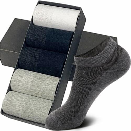 High Quality Cotton Socks Men Summer Thin Mesh Breathable Socks No Show Boat Socks Black Short Low Tube Sock For Students 38-44