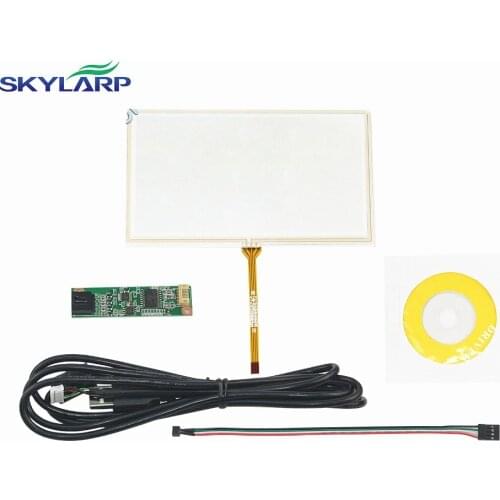 NEW 6.5 inch Film to Film 4 Wire Resistive Touch Screen Panel 155x89mm USB Controller Screen touch panel Glass Free shipping