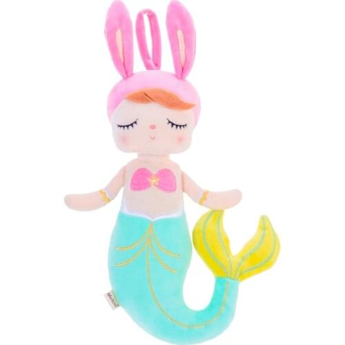 New style Metoo metoo Plush Toys Angela Mermaid fish Dolls with Box Dreaming Girl Plush Rabbit Stuffed Gift Toys for Kids