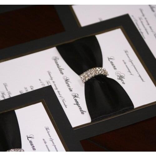 30pcs Square/HeartRound/Pearl Grade A Diamante Crystal Rhinestone Ribbon Buckle Cluster Button Wedding Invite Embellishments