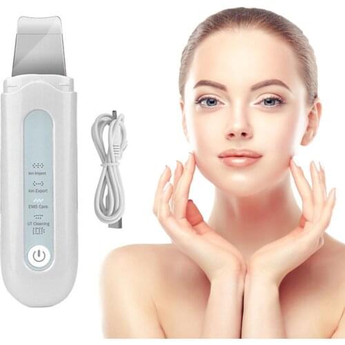 Skin Scrubberpeeling Shovelultrasonic Facial Removalkeratinous Spots, Facial Pore Cleanerfacial Skin Cleanerlifter
