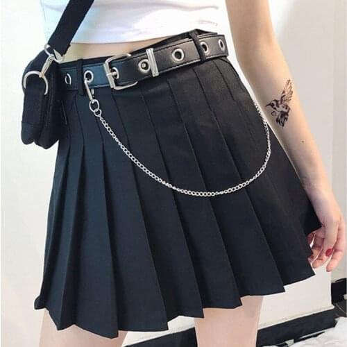 Light proof pleated skirt womens 2021 spring, summer, autumn and winter new high waist slim short skirt sexy skirt