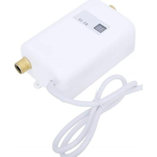 XY-FB-W,Electric Water Heater 220V-240V 3000W Mini Tankless Instant Hot Water Heater System for Bathroom Kitchen Household