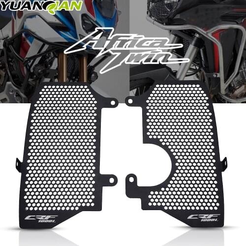 For Honda CRF1000L CRF 1000L Africa Twin ADV Sports 2016-2019 2017 Motorcycle Radiator Grille Guard Cover Protector Accessories